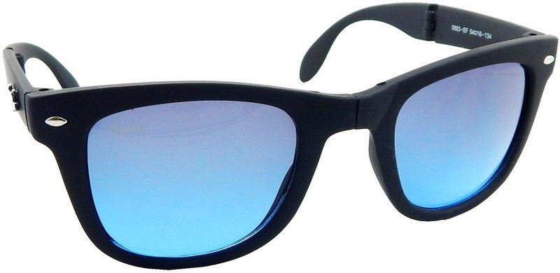 Pocket Folding Wayfarer Sunglasses(Blue)