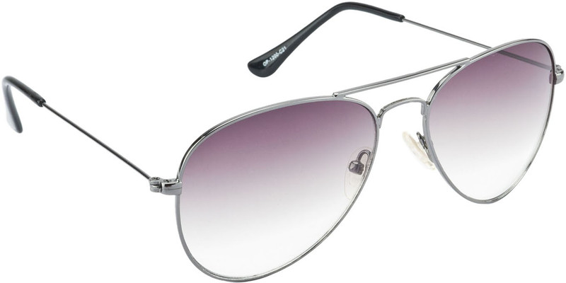 Opium Aviator Sunglasses(Green, Grey)