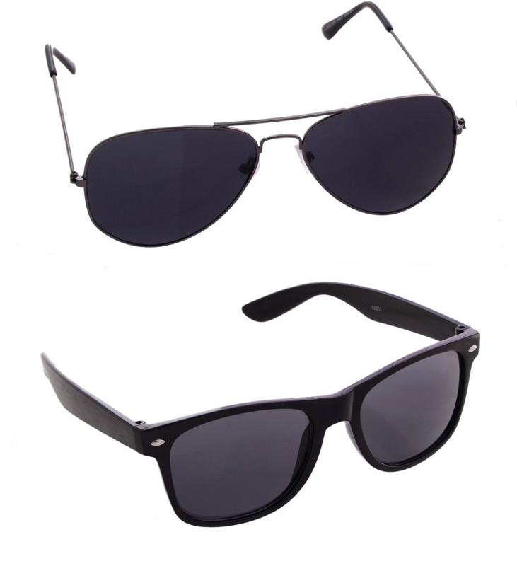 Accessorize Aviator, Wayfarer Sunglasses(For Boys)