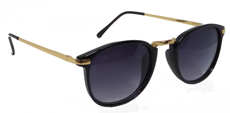 Hrinkar Round Sunglasses(Grey)