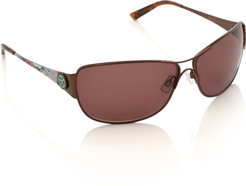 Animal Rectangular Sunglasses(Brown)