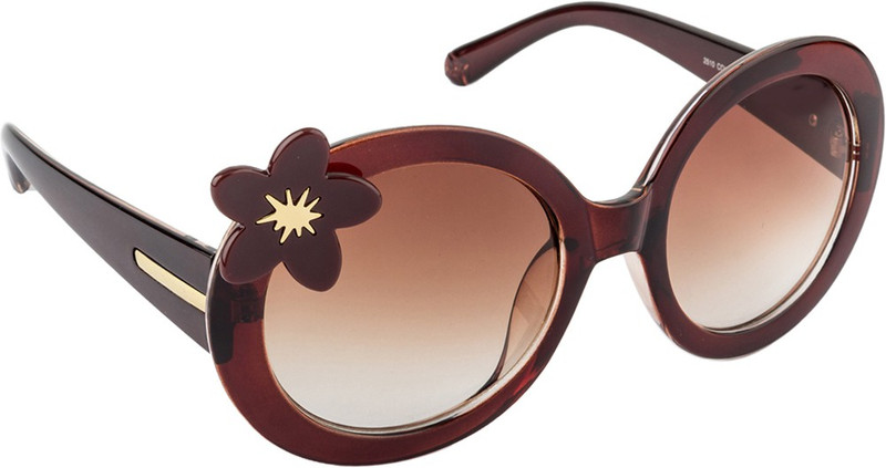 Farenheit Round Sunglasses(Brown)