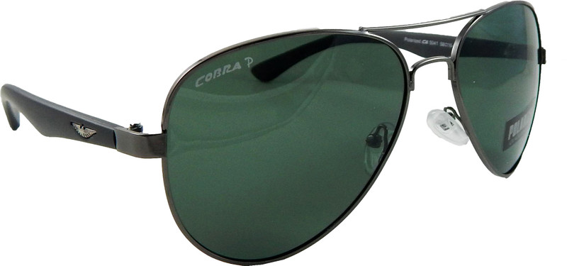 Cobra Aviator Sunglasses(Green)