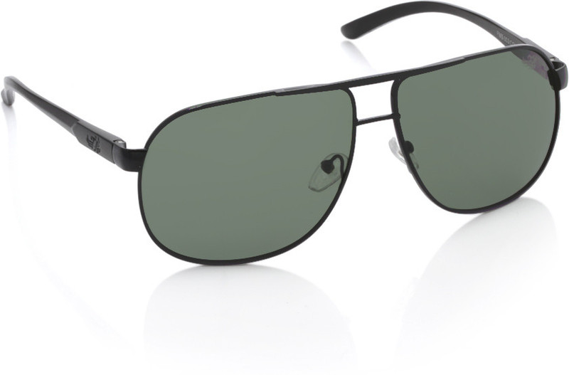 Flying Machine Oval Sunglasses(Green)