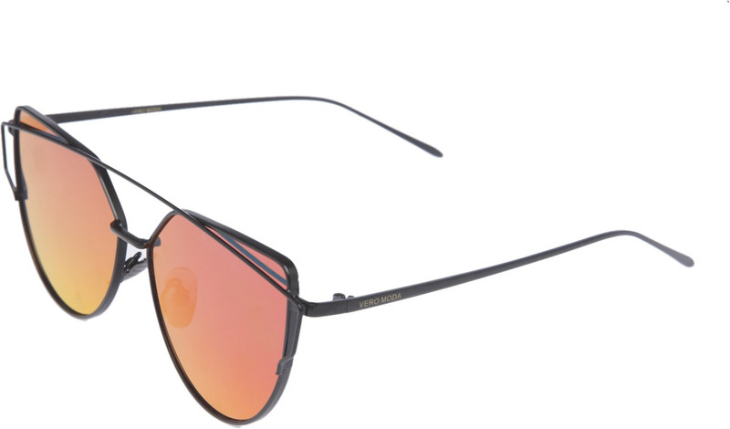 Vero Moda Wayfarer Sunglasses(Yellow, Red)