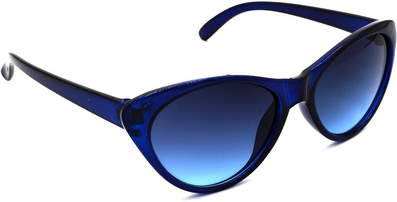 Hrinkar Cat-eye Sunglasses(Blue)
