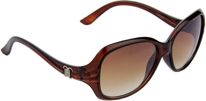 Hrinkar Over-sized Sunglasses(Brown)