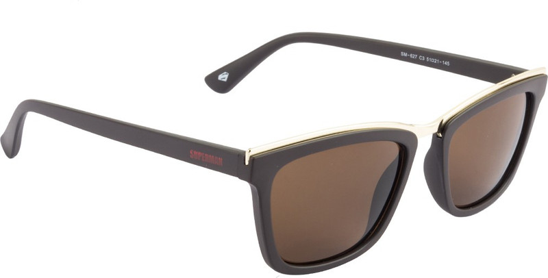 Superman Wayfarer Sunglasses(Brown)