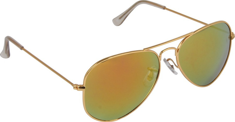 Nirosha Aviator Sunglasses(Orange, Green) Nirosha Aviator Sunglasses(Orange, Green)