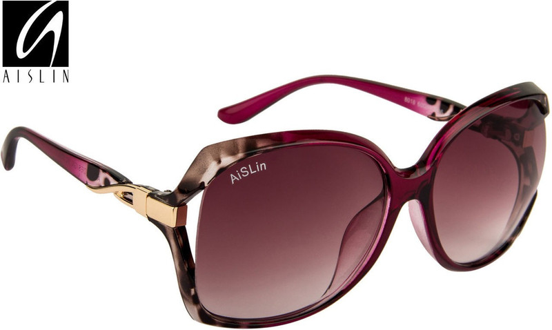 Aislin Over-sized Sunglasses(Violet) Aislin Over-sized Sunglasses(Violet)