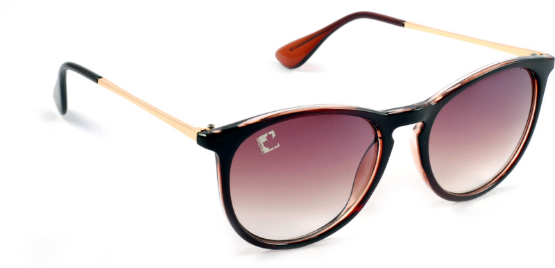 Clark N' Palmer Wayfarer Sunglasses(Brown)