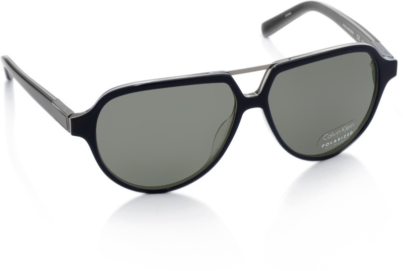 Calvin Klein Aviator Sunglasses(Grey)