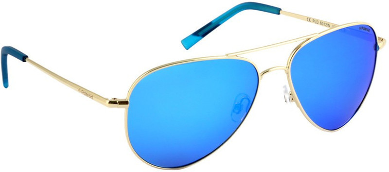 Polaroid Aviator Sunglasses(Grey, Blue)