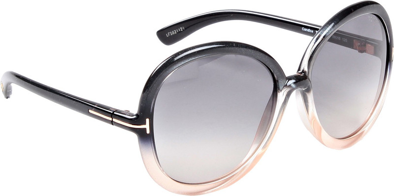 Tom Ford Round Sunglasses(Grey, Pink)
