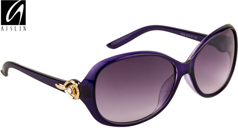 Aislin Over-sized Sunglasses(Blue, Black) Aislin Over-sized Sunglasses(Blue, Black)