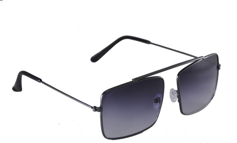 HE Rectangular Sunglasses(Blue, Black) HE Rectangular Sunglasses(Blue, Black)