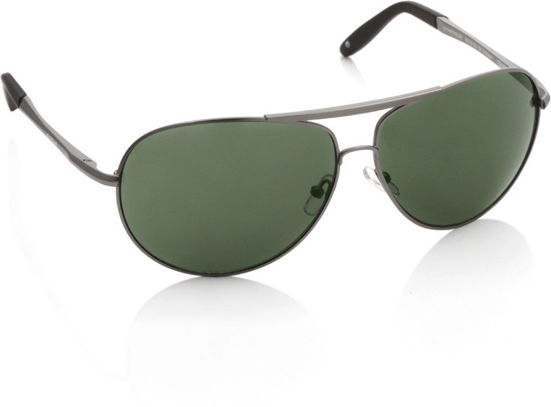 Glares by Titan Aviator Sunglasses(Green)