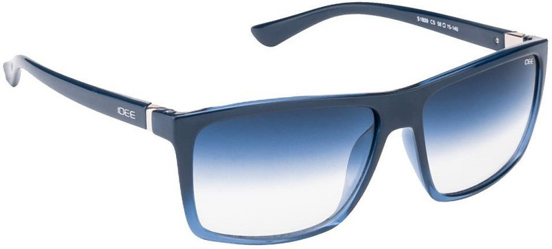 IDEE Retro Square Sunglasses(Blue)