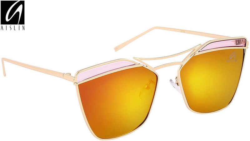 Aislin Cat-eye Sunglasses(Pink, Golden) Aislin Cat-eye Sunglasses(Pink, Golden)