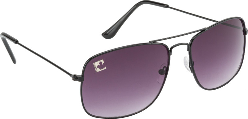 Clark N' Palmer Rectangular Sunglasses(Grey)