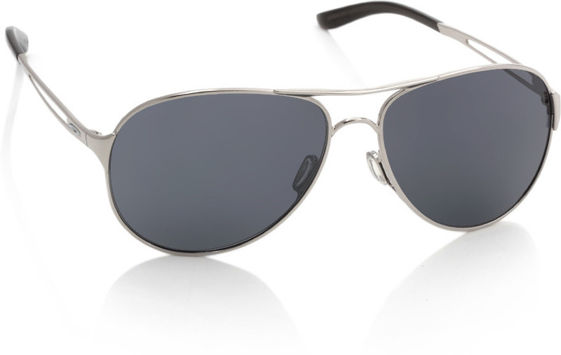 Oakley CAVEAT Aviator Sunglass(Blue, Grey)