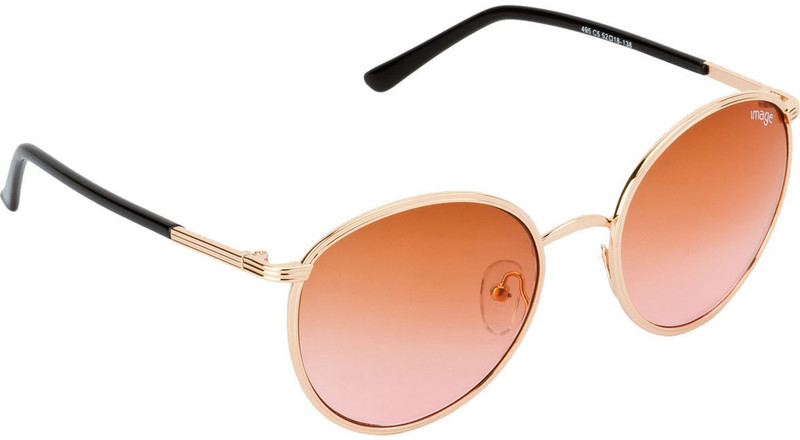 Image Round Sunglasses(Brown)