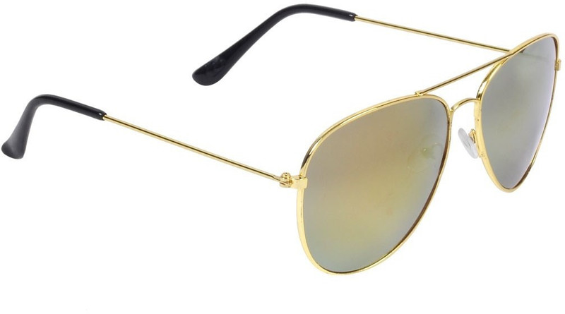 Hawai Aviator Sunglasses(Golden)