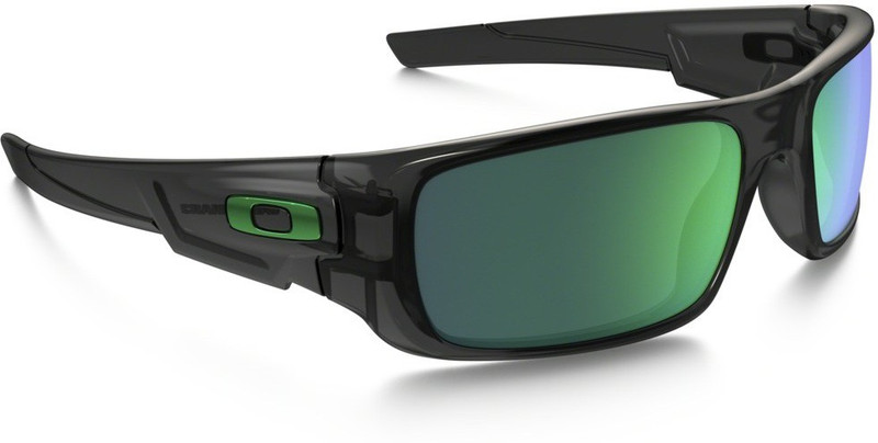 Oakley CRANKSHAFT Round Sunglass(Grey, Green)