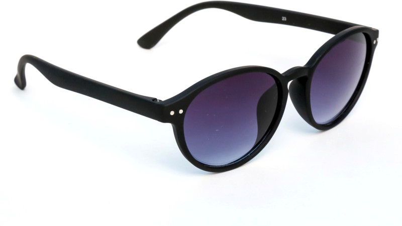 TheWhoop Round Sunglasses(Black)