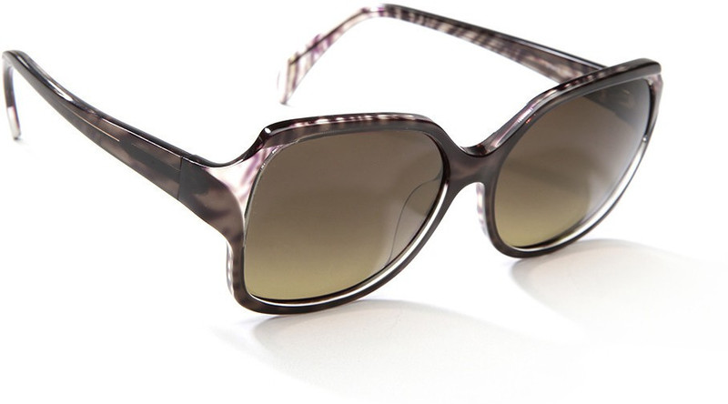 Emilio Pucci Over-sized Sunglasses(Grey, Brown)