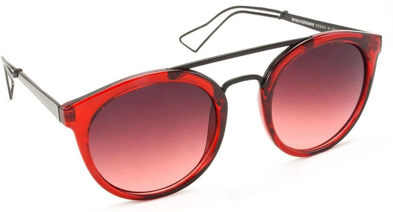 Stacle Round Sunglasses(Red)
