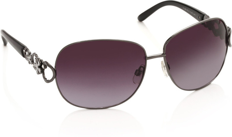 Miami Blues Oval Sunglasses(Violet)