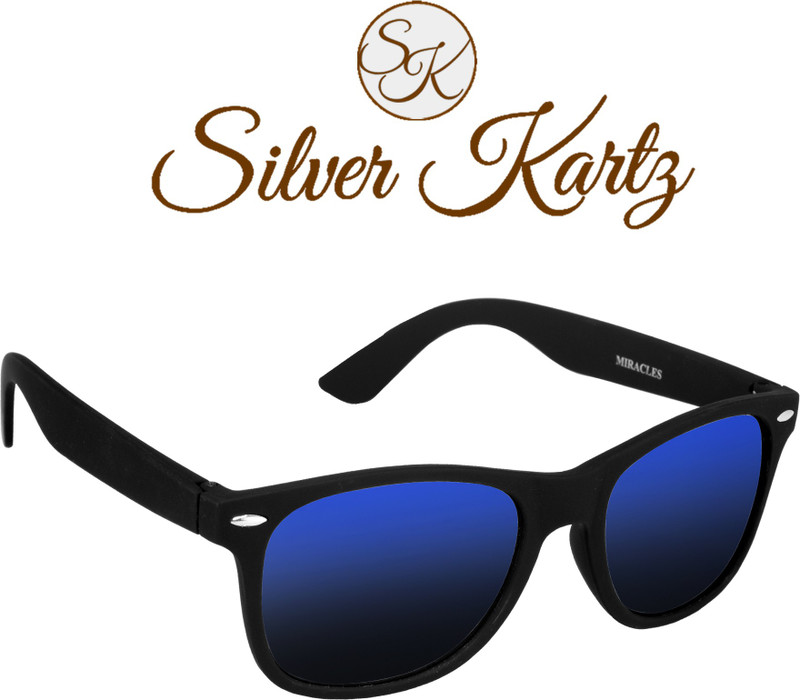 Silver Kartz Wayfarer Sunglasses(Blue) RS.1699 (87.00% Off) - Flipkart