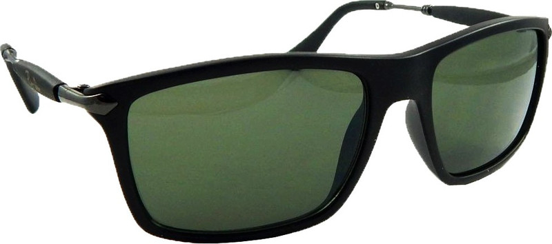 Riy Don Rectangular Sunglasses(Green)