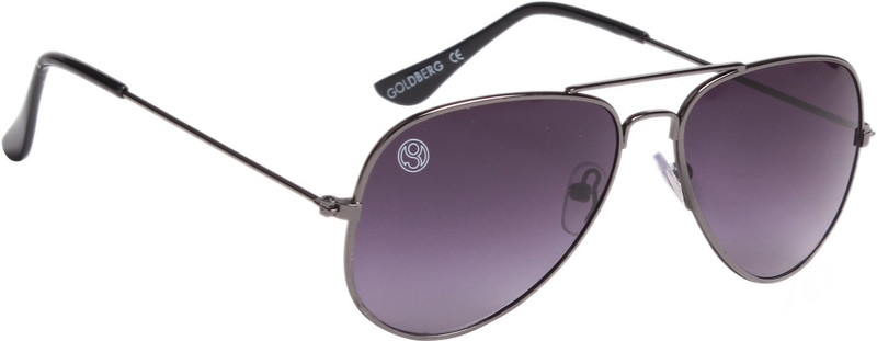 Gold Berg Aviator Sunglasses(Grey) Gold Berg Aviator Sunglasses(Grey)