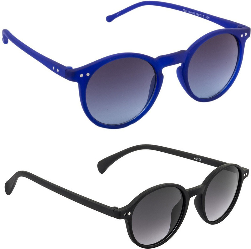 Irayz Oval Sunglasses(Black)