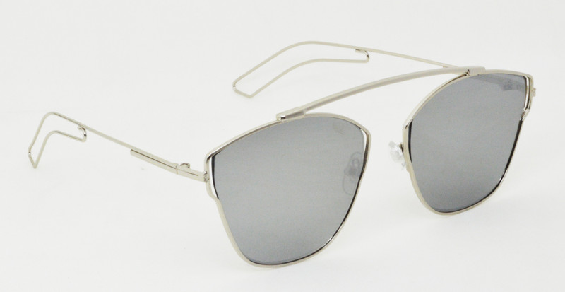 Hrinkar Rectangular Sunglasses(Silver)