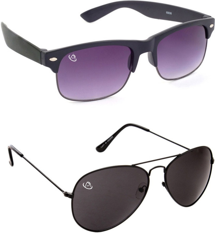 Aventus Wayfarer, Aviator Sunglasses(For Boys)