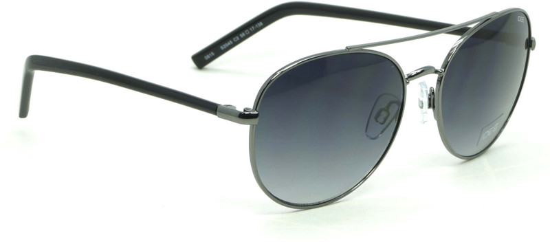 IDEE Round Sunglasses(Black, Blue)