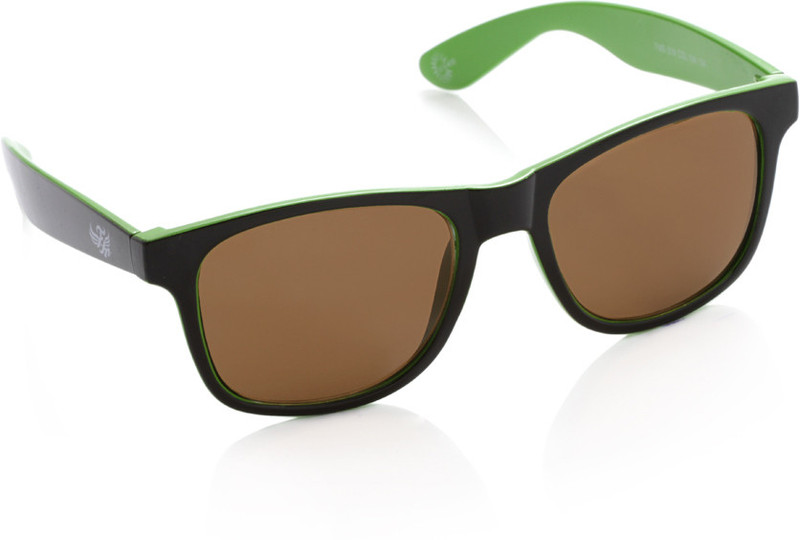 Flying Machine Wayfarer Sunglasses(Brown)