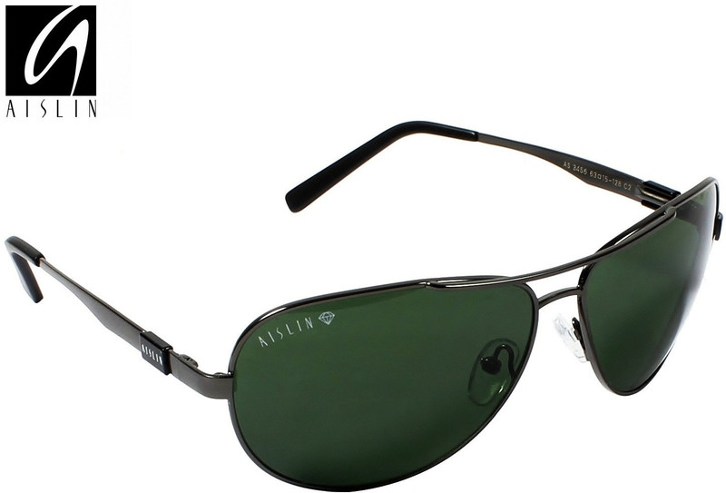 Aislin Aviator, Wrap-around Sunglasses(Green) Aislin Aviator, Wrap-around Sunglasses(Green)