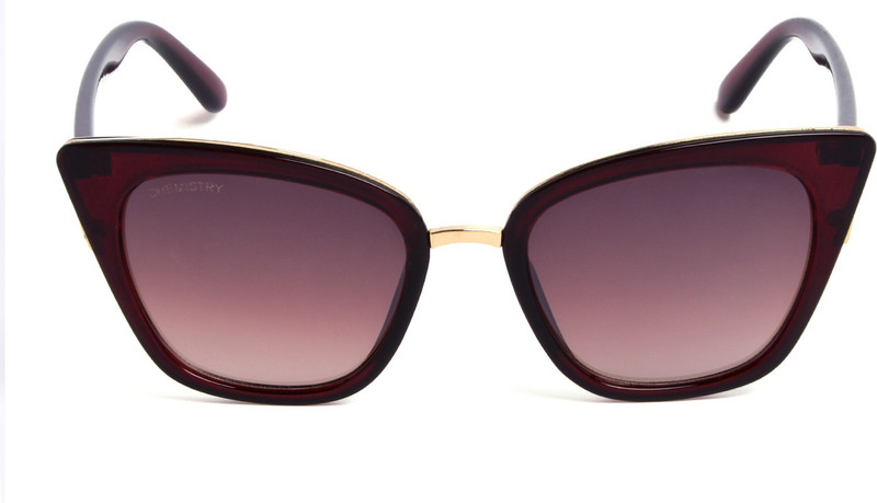 Chemistry Cat-eye Sunglasses(Brown)