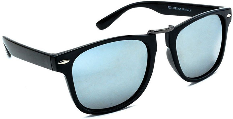 Stacle Wayfarer Sunglasses(Silver)