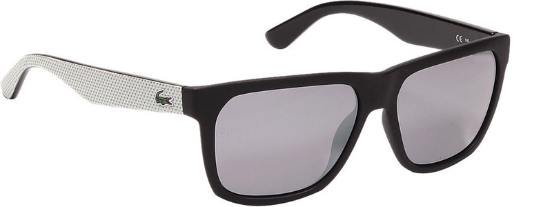 Lacoste Wayfarer Sunglasses(Grey, Silver)