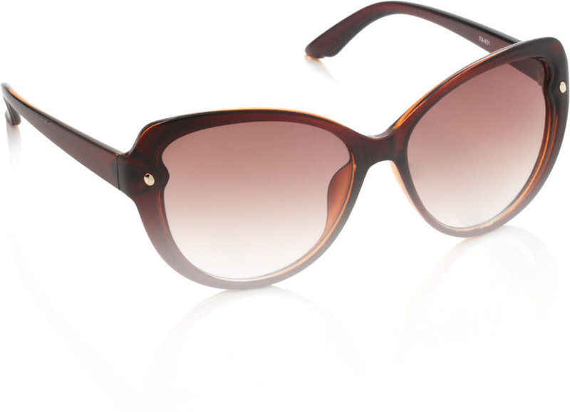 Farenheit Cat-eye Sunglasses(Brown)