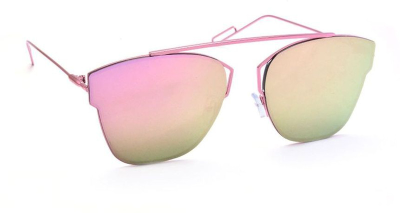 Stacle Rectangular Sunglasses(Pink)