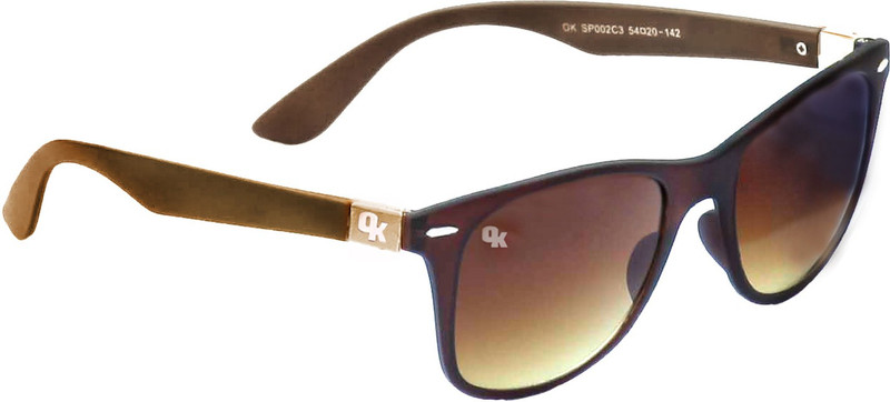 Opticalskart Wayfarer Sunglasses(Brown)