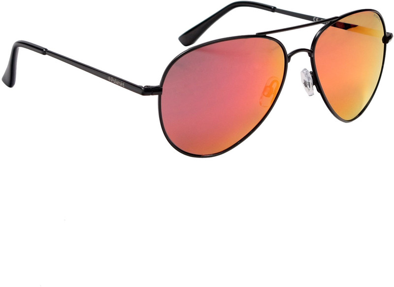 Polaroid Aviator Sunglasses(Grey, Red)