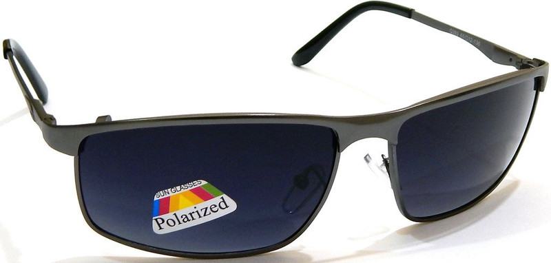 G-Plus Rectangular Sunglasses(Black, Grey)