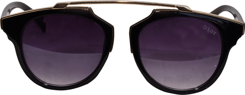Art Creation Over-sized Sunglasses(Black)